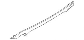Ford Escape MK4 23 Rear Bumper Lip - Silver for Towbar