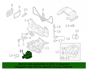 Subaru Tribeca B10 08-14 Oil Pump