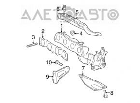 Toyota Prius V 12-17 manifold guard