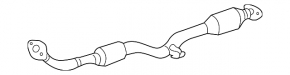 Intake pipe with catalytic converter Toyota Camry v40 2.4 replaceable corrugation, torn corrugation