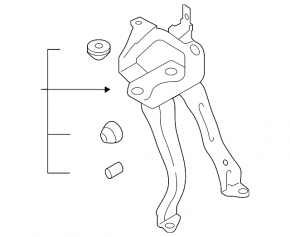 ABS bracket ABS Subaru Forester 19-22 SK