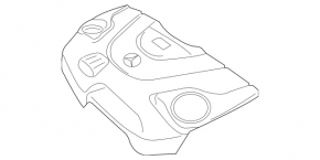 Mercedes W221 M273 Engine Cover