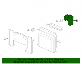 Impact sensor front right Volvo XC90 16-23