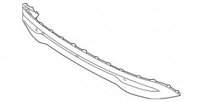 Volvo XC60 22-25 rear bumper lip