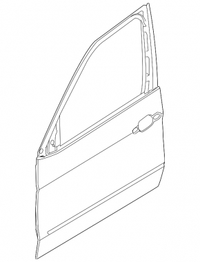 Bare front right door BMW X6 E71 08-14