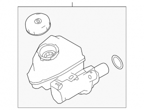 Master Brake Cylinder with Reservoir Nissan Altima 19-24