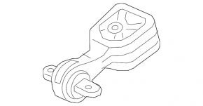 Honda CRV 20-22 hybrid lower engine mount microcracks