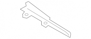 Right side member bracket strut for BMW 3 G20 19-24