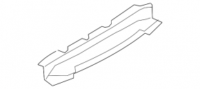 Rear bumper bracket lower center BMW X3 F25 11-17 M-Sport