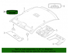BMW X1 F48 16-22 rear light, black, for panoramic view