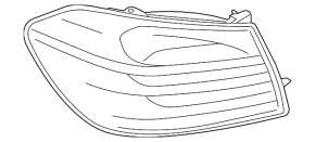 Light outer wing right BMW 4 F32/33/36 14-16