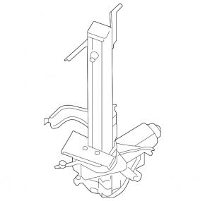 Subaru Forester 14-18 SJ trunk lid lifting mechanism with traction
