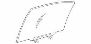 Glass door rear left Lexus GS300 GS350 GS430 GS450h 06-11 no scratches