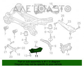 Rear left longitudinal control arm Jeep Cherokee KL 14-23 Off Road