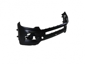 Bare front bumper, upper part, Jeep Compass 22-25, without parking sensors, under LED fog lights