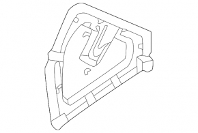 Mitsubishi Outlander 22-25 front right door panel small