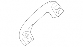 Front left roof handle for Nissan Murano z51 09-14