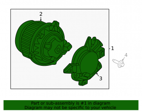 Acura MDX 2nd Row Heater Fan Motor 14-17