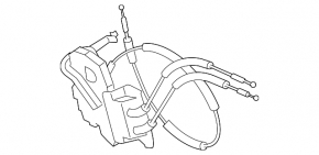 Front right door lock Infiniti FX35 QX70 09-17