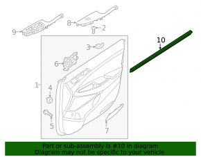 Hyundai Tucson 16-21 front left door lock cylinder for smart key
