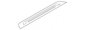 Door sill trim front right Kia Forte 4d 14-16 external