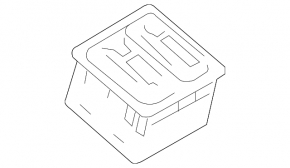 Mitsubishi Outlander 16-21 front seat heating buttons