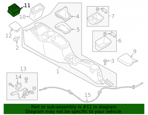 Mitsubishi Outlander 16-21 front seat heating buttons