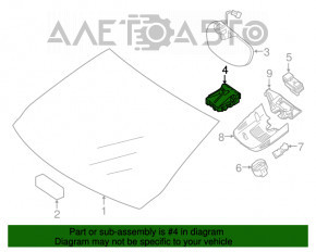 Mercedes GLA 16-20 lane monitoring camera type 1