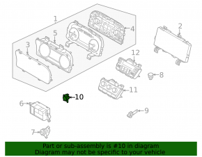 Kia Sorento 21-25 lower front panel speaker