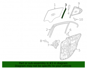 Door trim side rear left Mercedes W213 E 17-23 rear