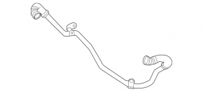 Cooling system hose for Mercedes X167 GLS 450 20-26