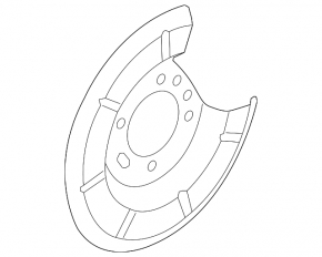 Brake Disc Cover Rear Left Ford C-max MK2 13-18