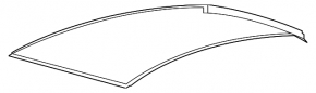 Metal roof Ford C-max MK2 13-18 without hatch, sawed off