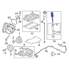 Oil Filter Housing Cover Ford Explorer 20-24 3.0T