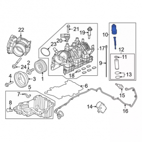 Oil Filter Housing Cover Ford Explorer 20-24 3.0T