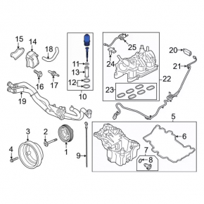 Oil Filter Housing Cover Ford Explorer 20-24 3.0T