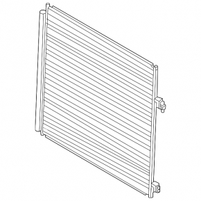 Air conditioning condenser radiator Land Rover Range Rover 22-25 3.0, 4.4