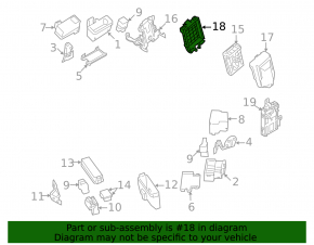 Fuse box housing underhood Infiniti G25 G37 4d 08-13