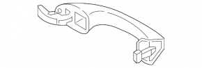 Outer front right door handle VW Taos 22-25