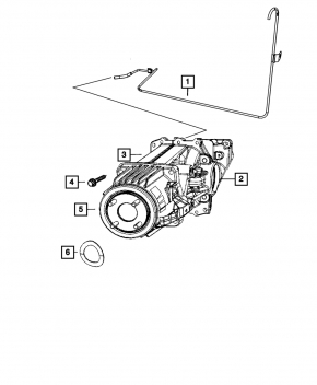 Rear differential gearbox Jeep Compass 11-16 2.4 off road