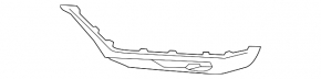 Front bumper cover left Volvo XC90 16-19