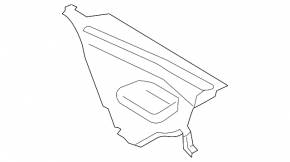 Left Windscreen Wiper Grille Cover BMW 3 F30 12-18