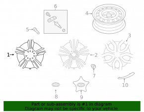 Set of disks R17 4pcs Hyundai Veloster 12-14