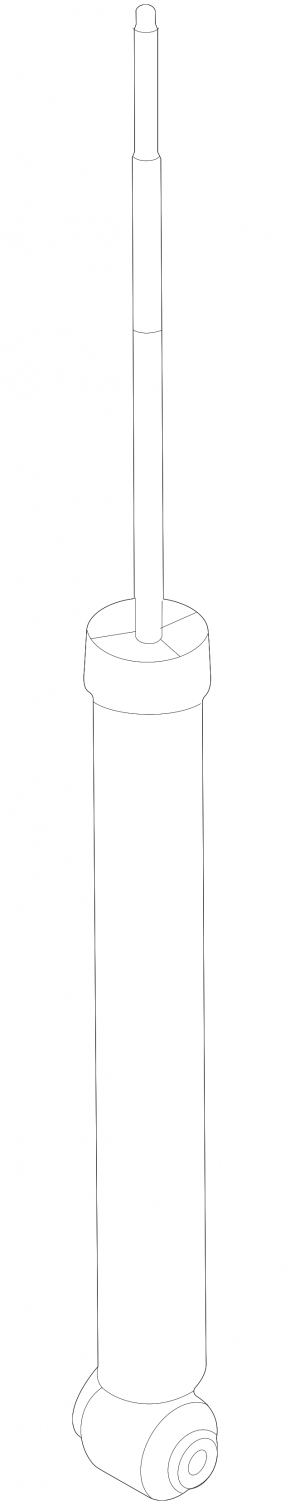 Rear left shock absorber Kia Soul 21-22