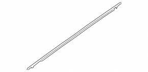 Subaru Outback 10-14 center front left door glass molding