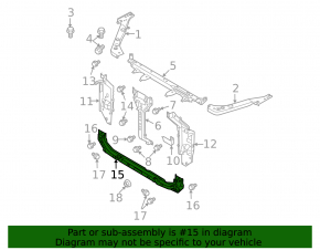 Lower TV bar Nissan Rogue 08-15