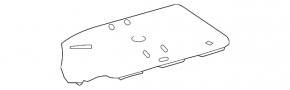 Toyota Camry v40 hybrid trunk floor, broken