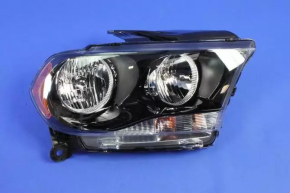 Headlight front right bare Dodge Durango 11-13 halogen dark