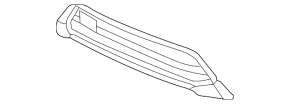 Lower grille of the front bumper Honda Accord 16-17