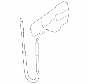 Front left door handle mechanism Audi A4 B8 08-16